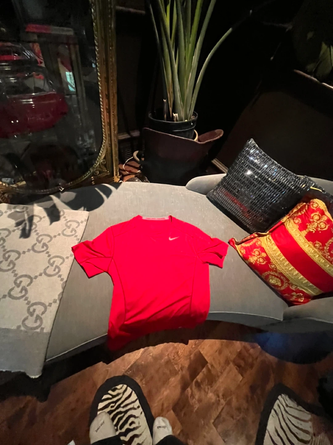 Nike Pro Combat Red Shirt