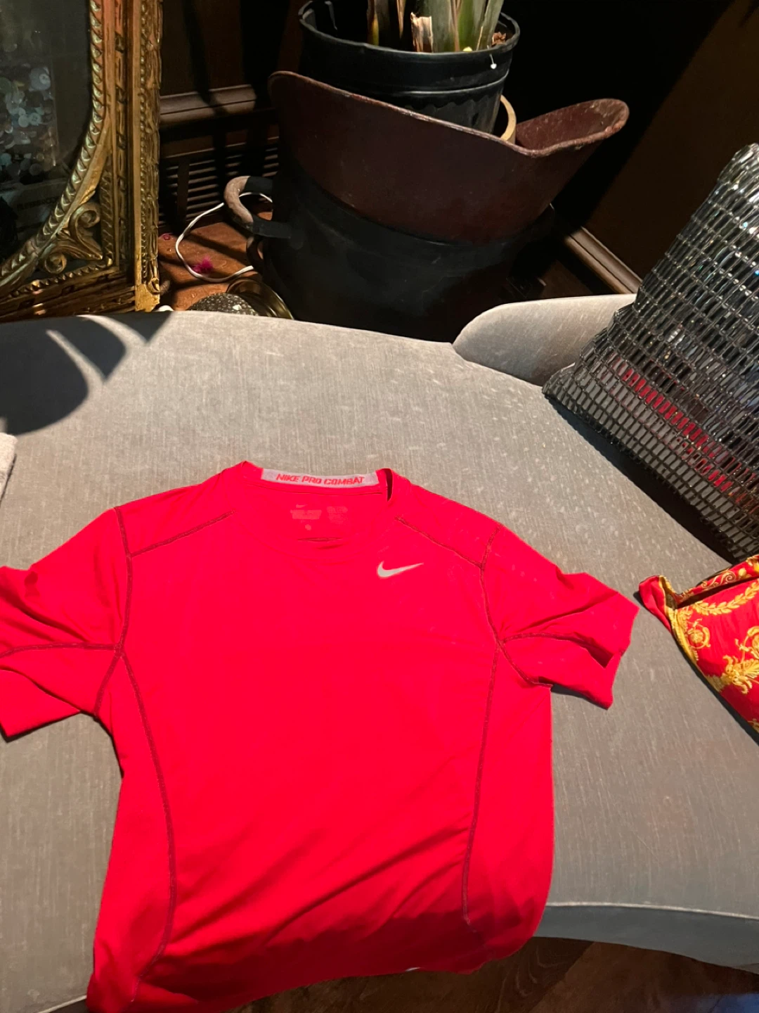 Nike Pro Combat Red Shirt - photo 2