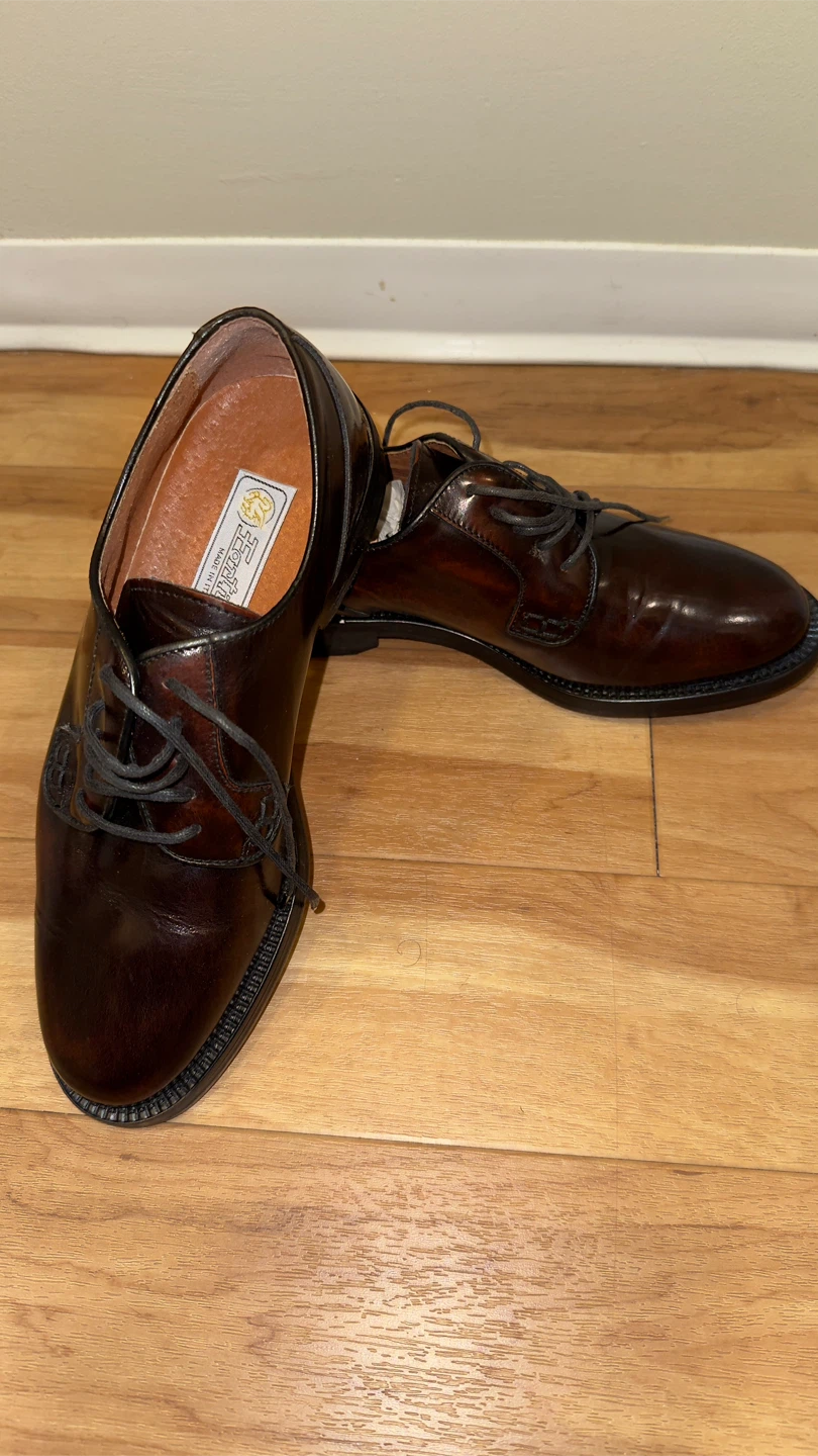 Handcrafted Leather Dress Shoes - Size 39 -Made in Italy - photo 4