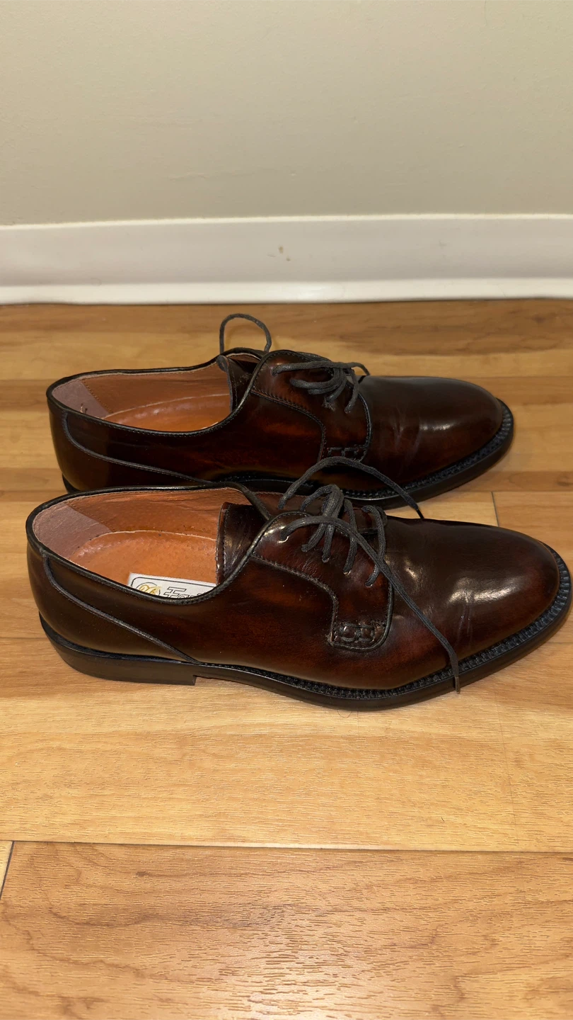 Handcrafted Leather Dress Shoes - Size 39 -Made in Italy - photo 2