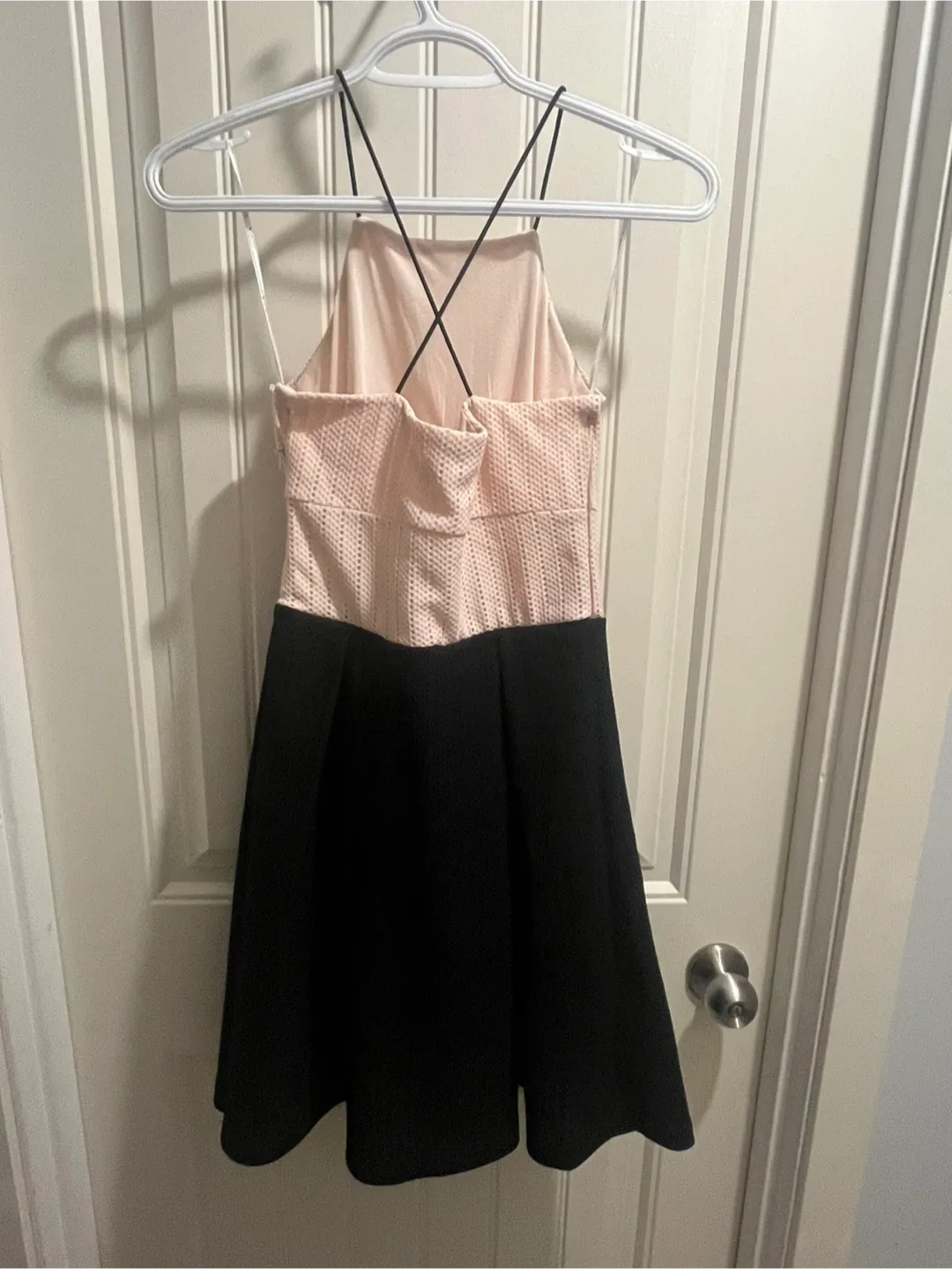 Simons Pink & Black Dress image indicator(2)