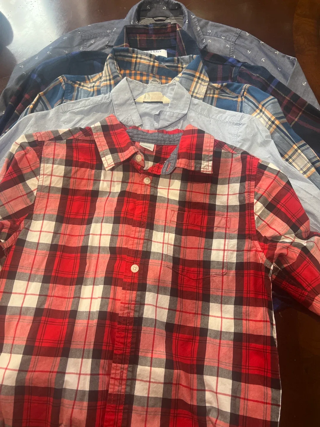 Lot of Boys' Shirts - Old Navy, Wonder Nation thumbnail