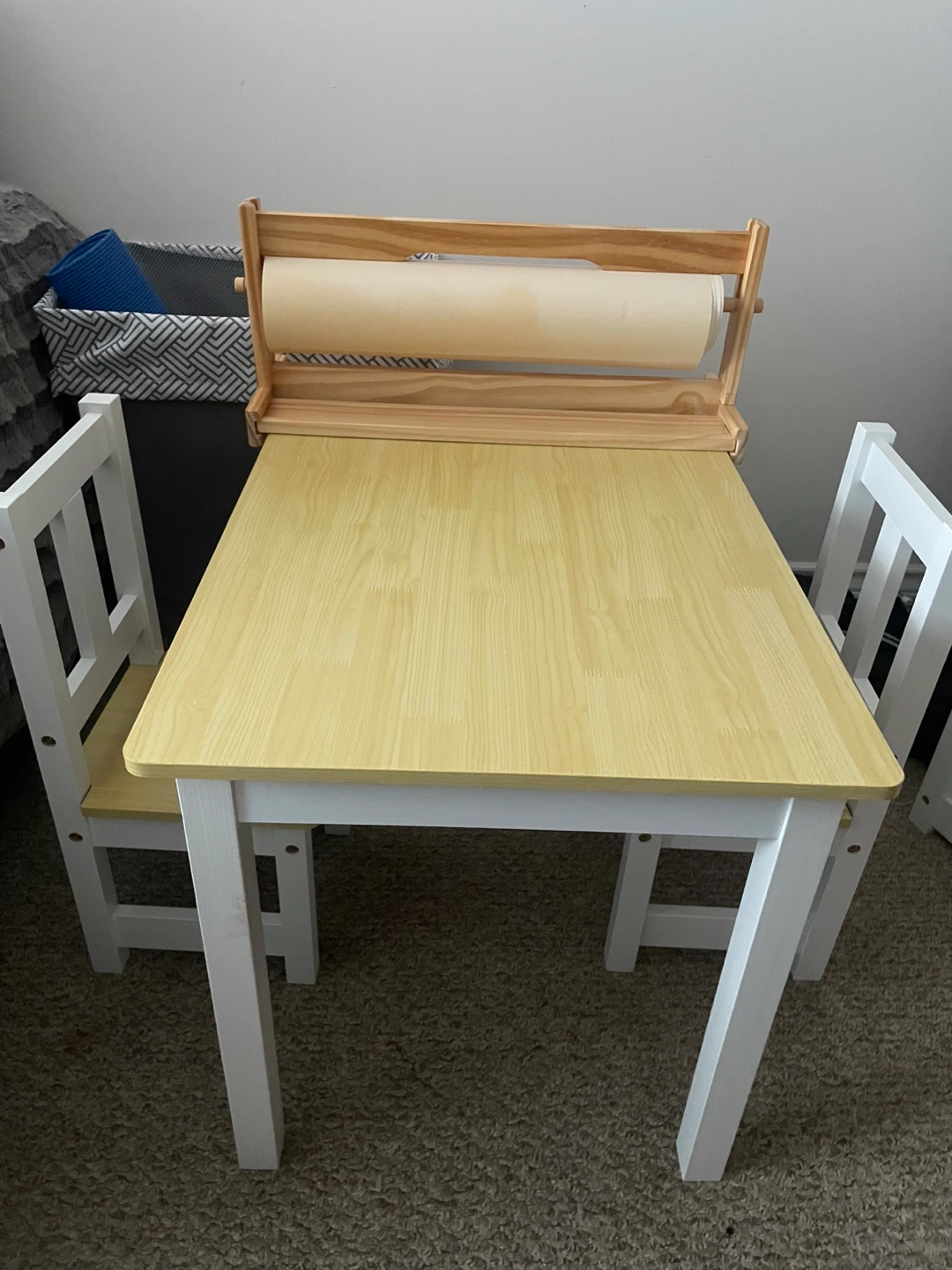 5 pieces of kids furniture including drawing paper roll for $100
