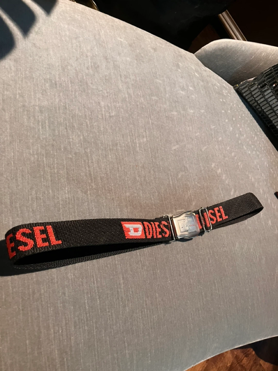 Diesel Black Fabric Belt - photo 2