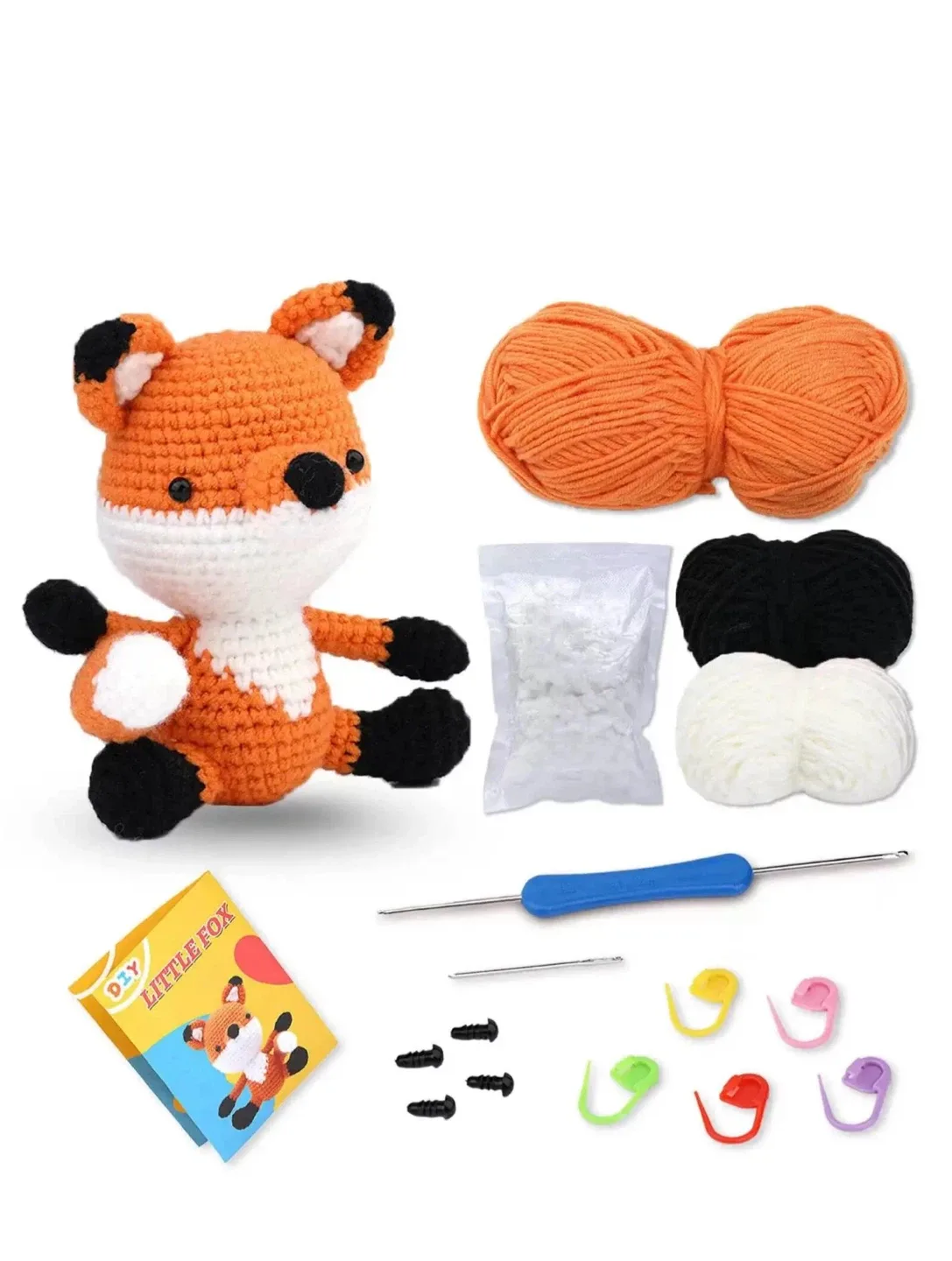 DIY Little Fox Crochet Kit - New thumbnail