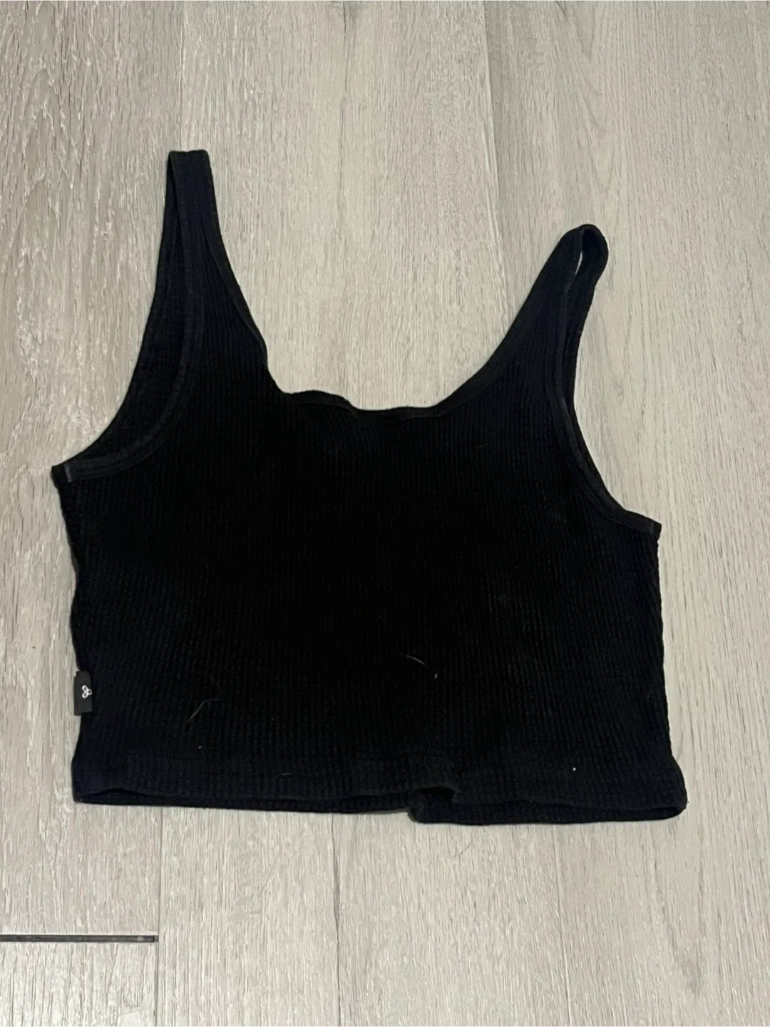 TNA Black Cropped Tank Top - Size XS image indicator(2)
