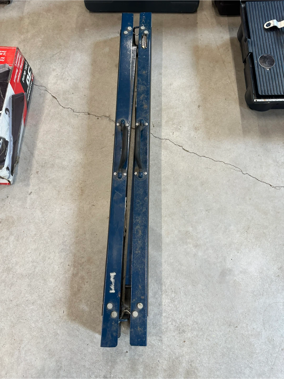 Folding Sawhorse Pair - Blue