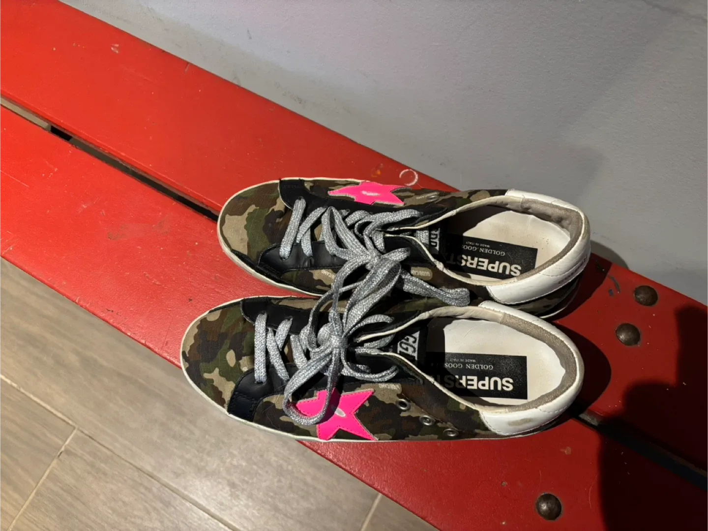 Golden Goose Superstar Camo Sneakers image indicator(2)