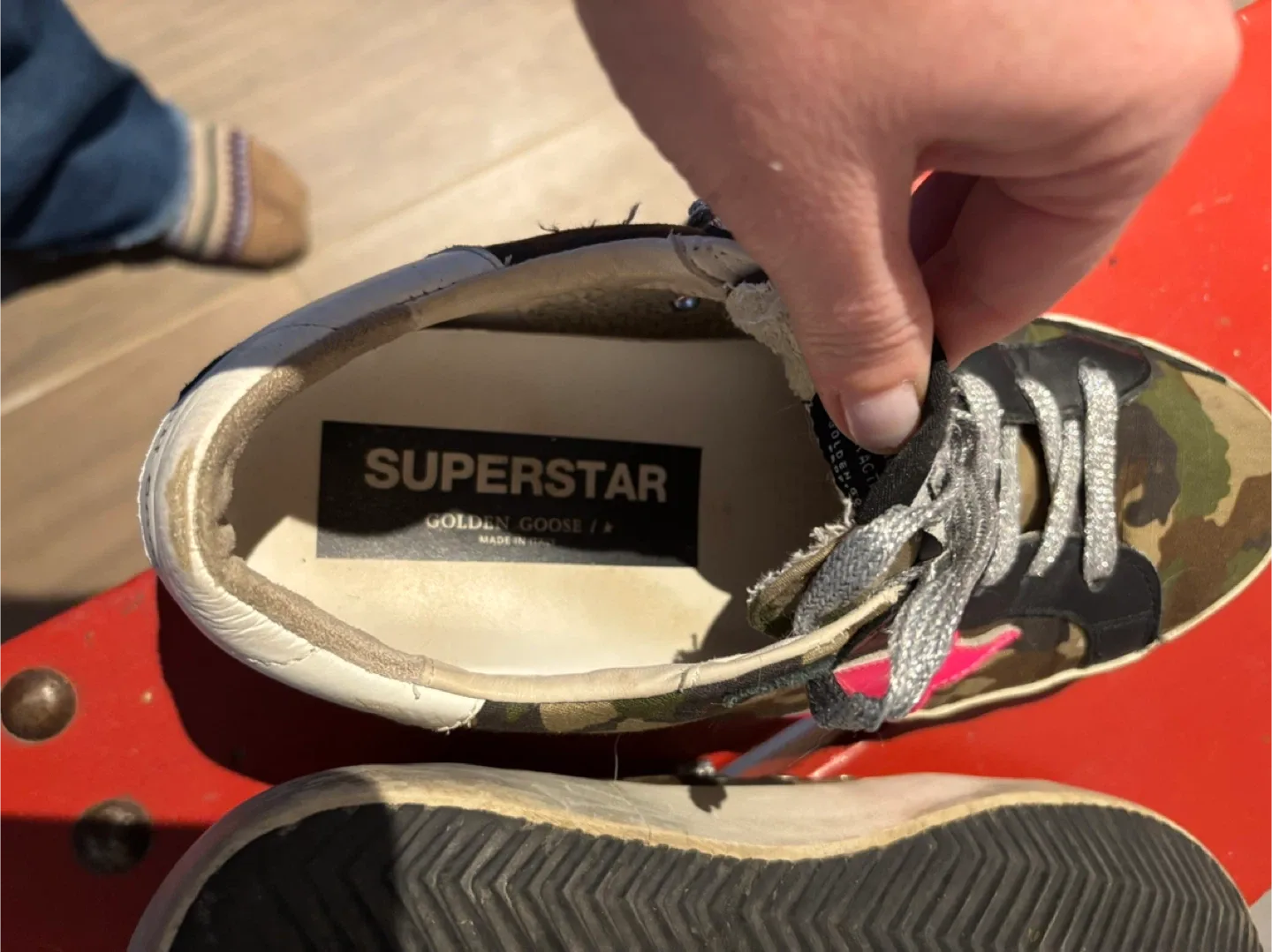 Golden Goose Superstar Camo Sneakers image indicator(4)