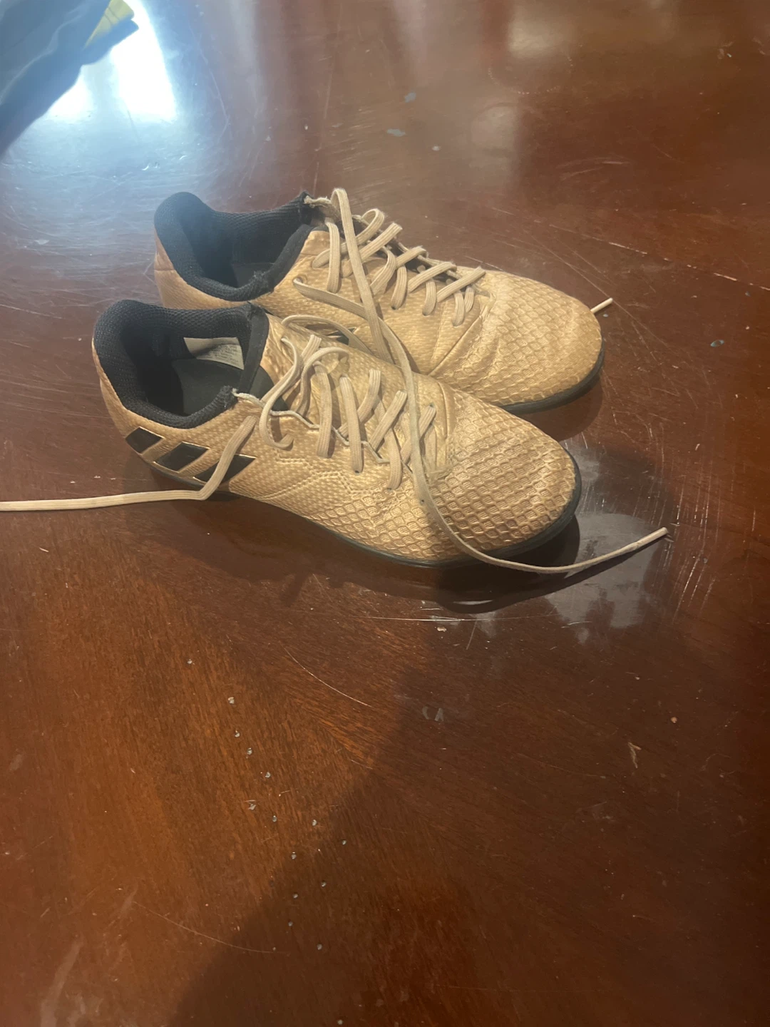 Adidas Gold Soccer Cleats