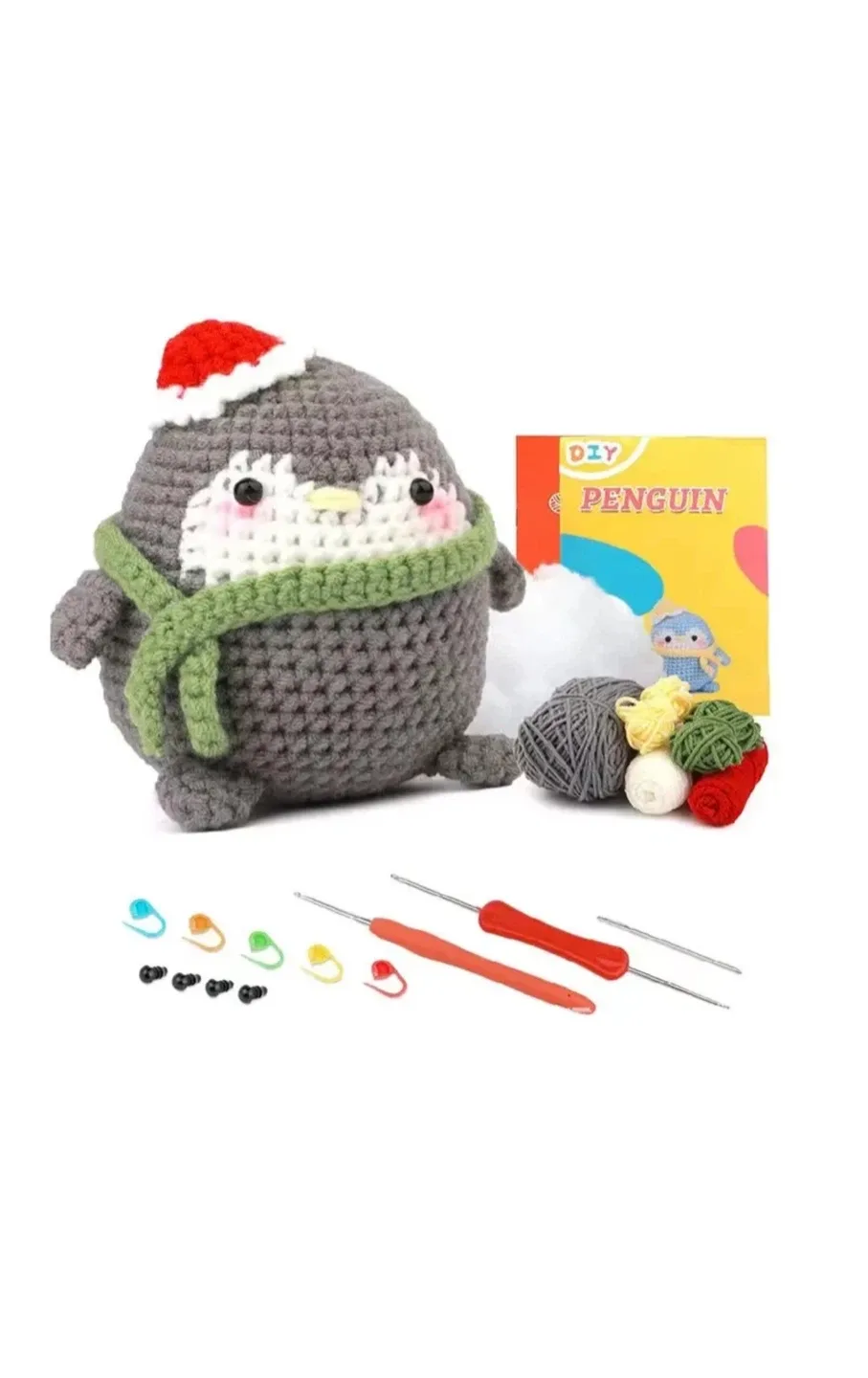 DIY Crochet Penguin Kit thumbnail