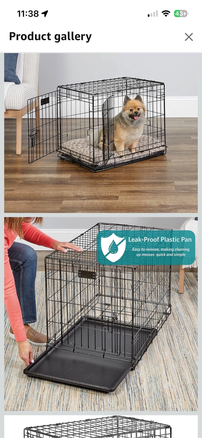 Dog Crate - Small - 24x18x19 in