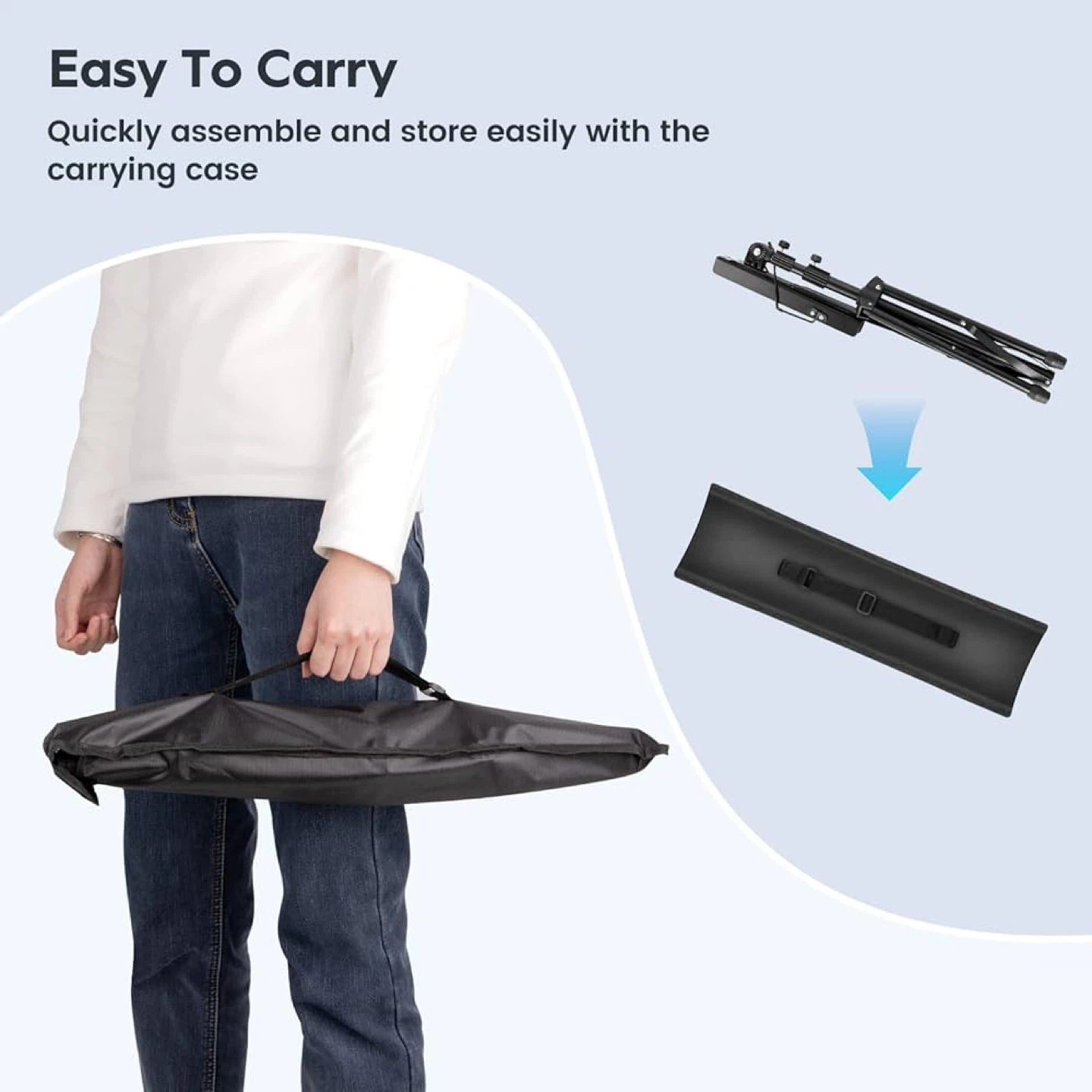 Foldable Music Stand - Portable Sheet Music Stand - photo 5