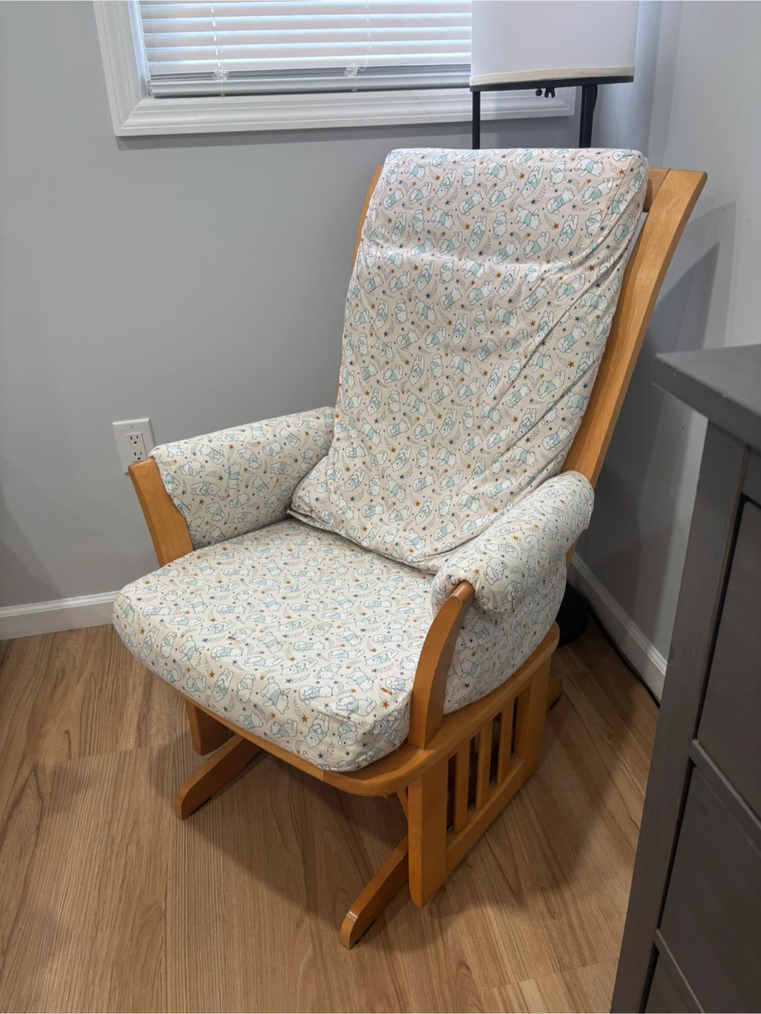 Storkcraft Tuscany Glider Rocker and Ottoman