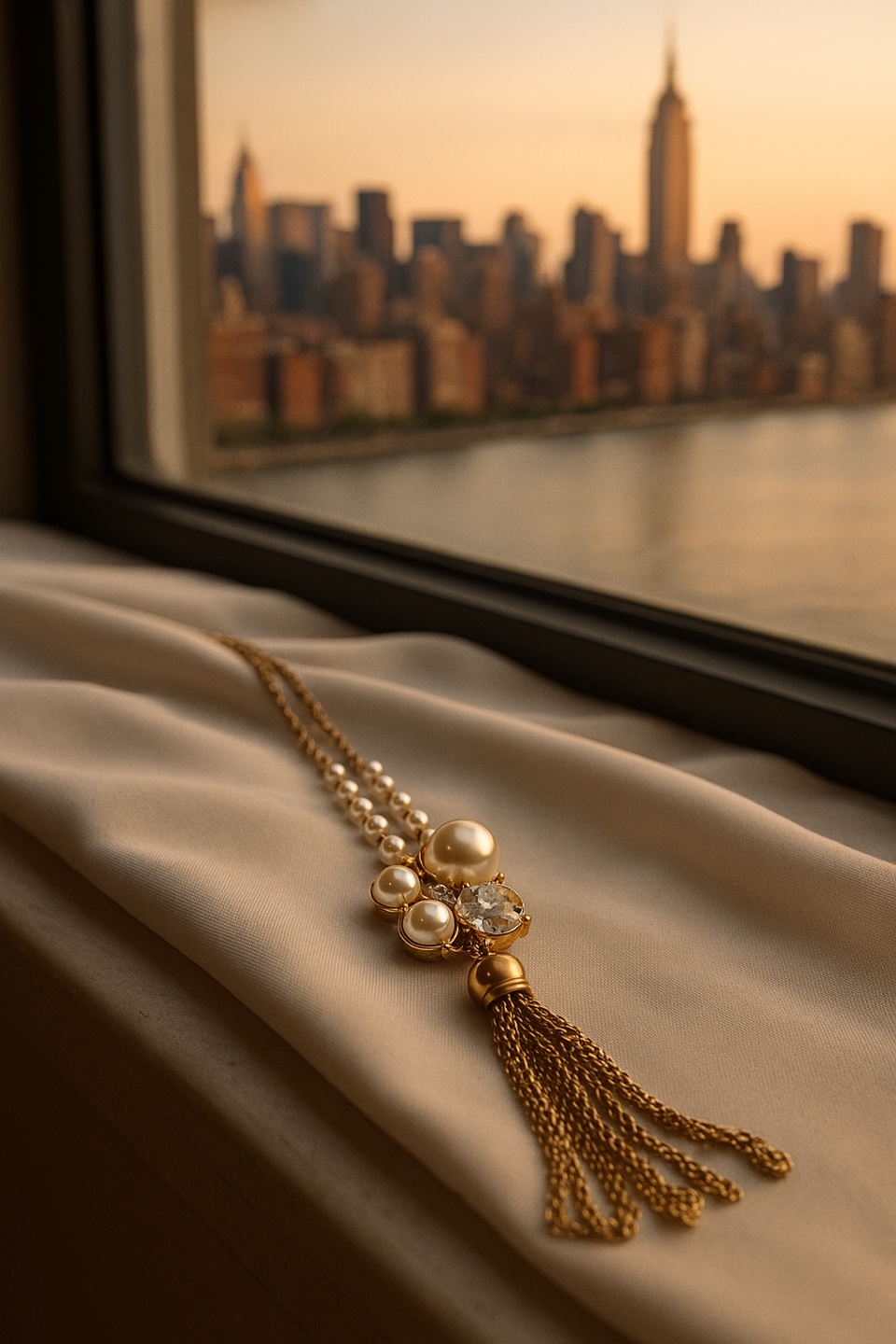 Tassel Pendant Necklace - Gold - photo 5