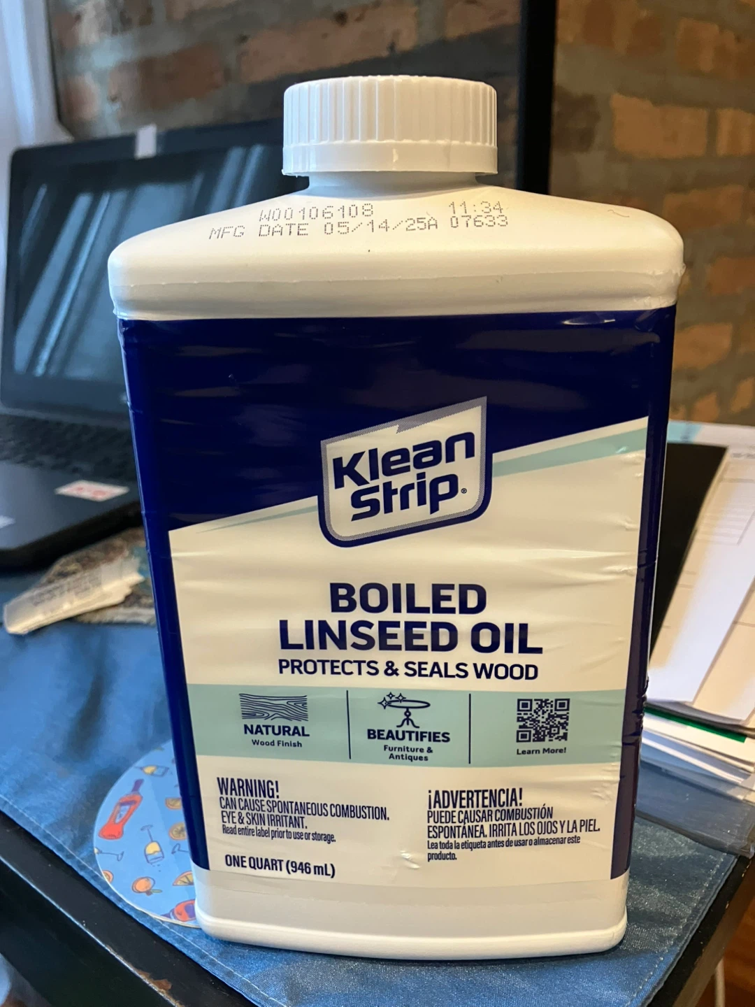 New-Klean Strip Boiled Linseed Oil - 1 Quart