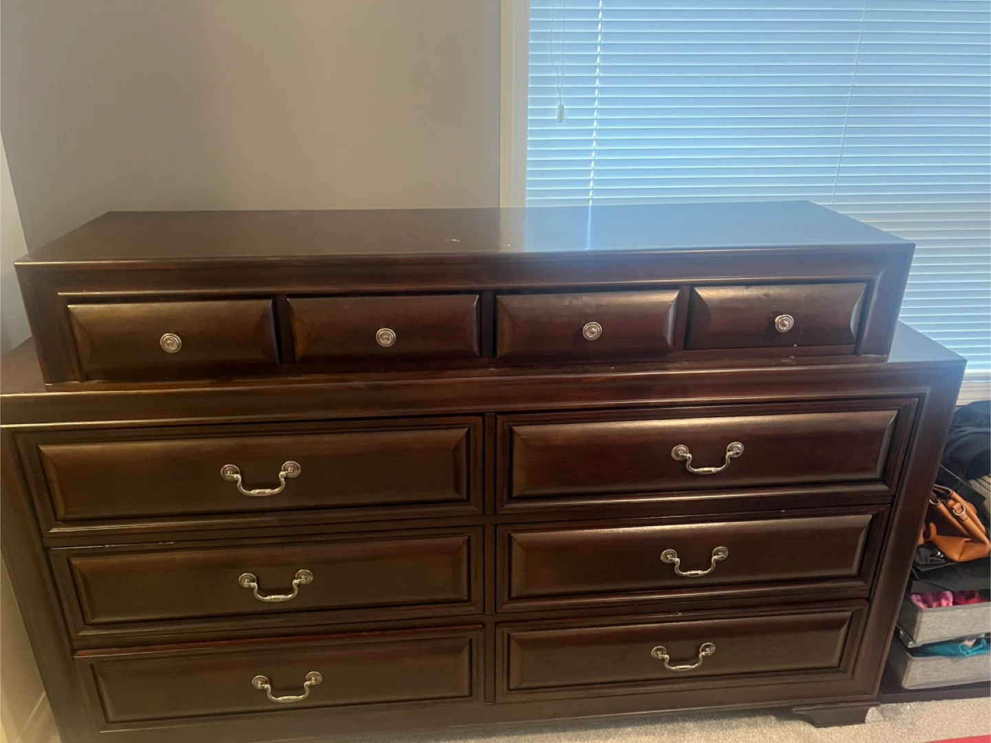 Brown Wooden Dresser - photo 2