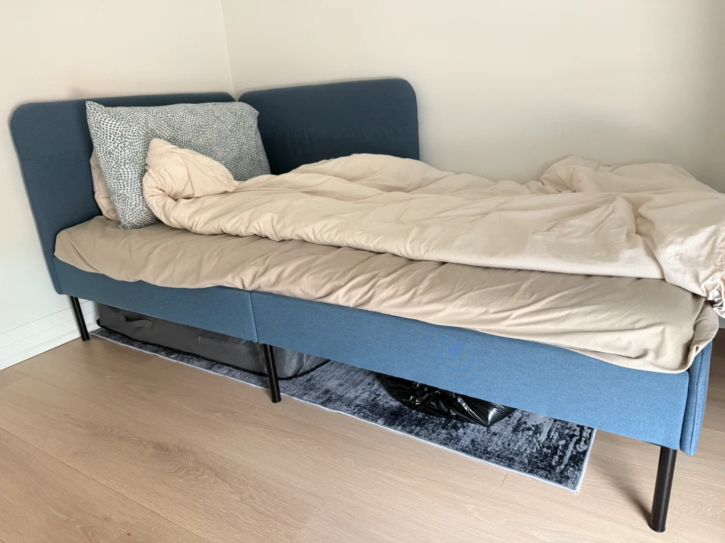 IKEA Twin Bed Frame + Mattress image indicator(4)