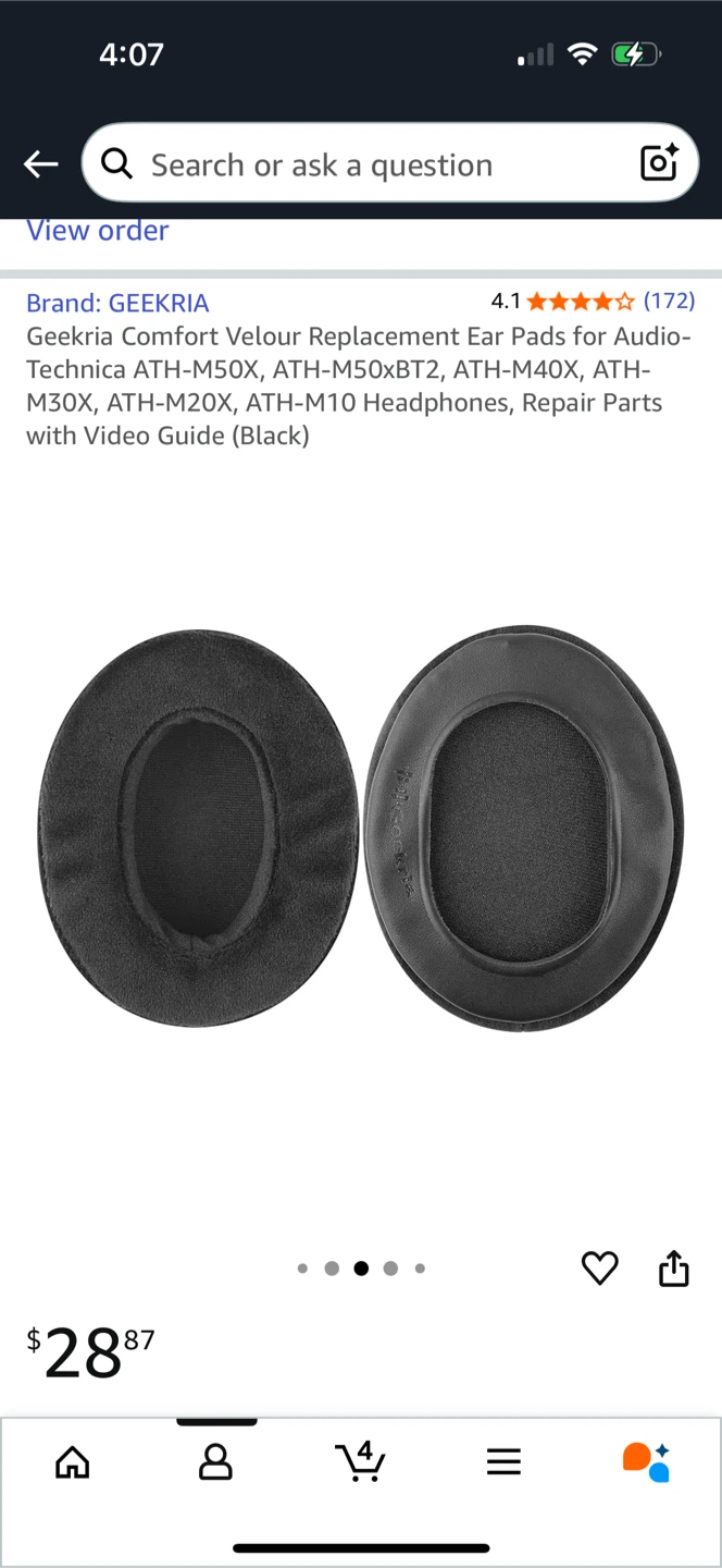 Geekria Comfort Velour Replacement Ear Pads - photo 3