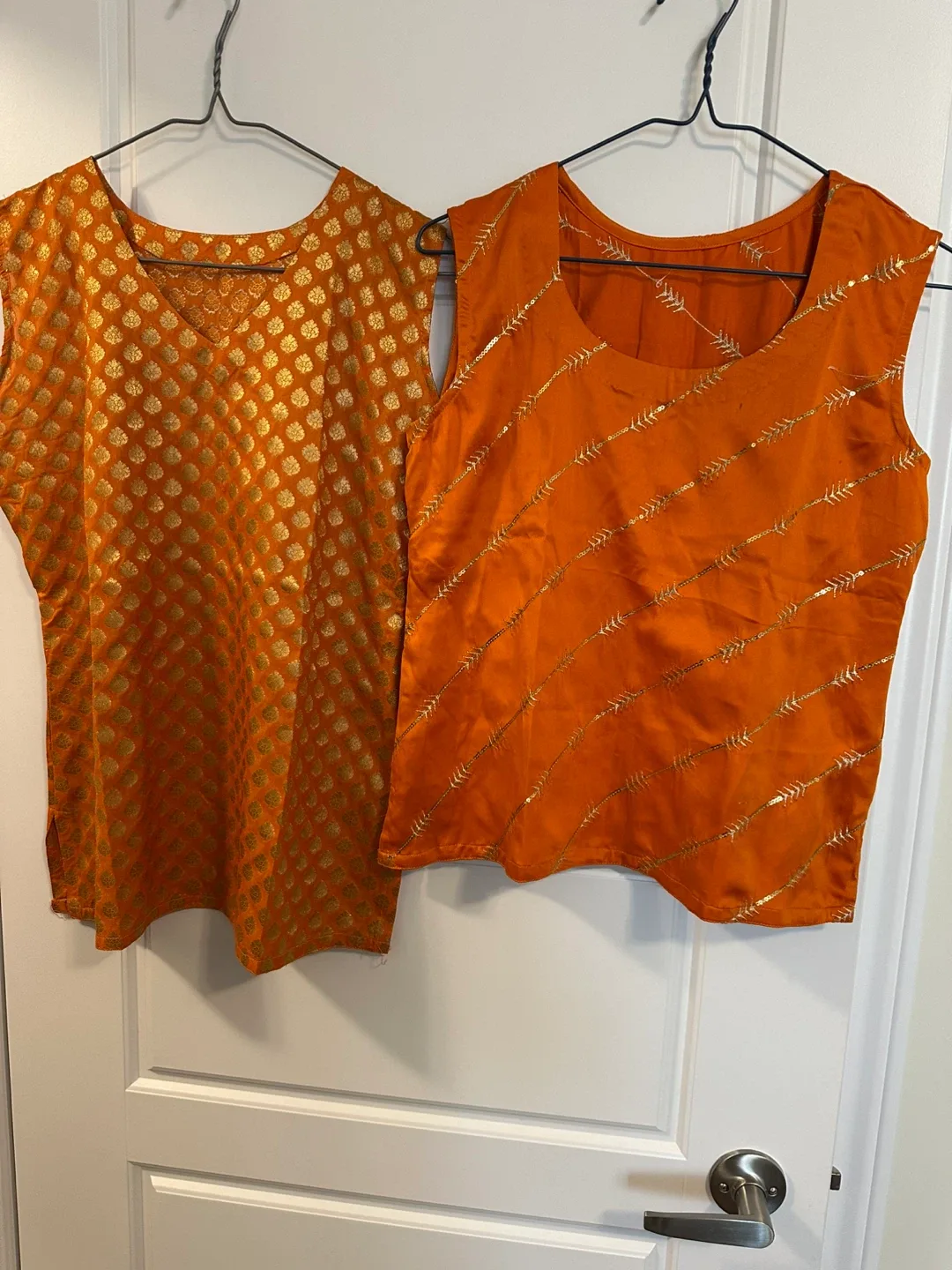 Lehenga Choli Set - Orange & Maroon image indicator(3)