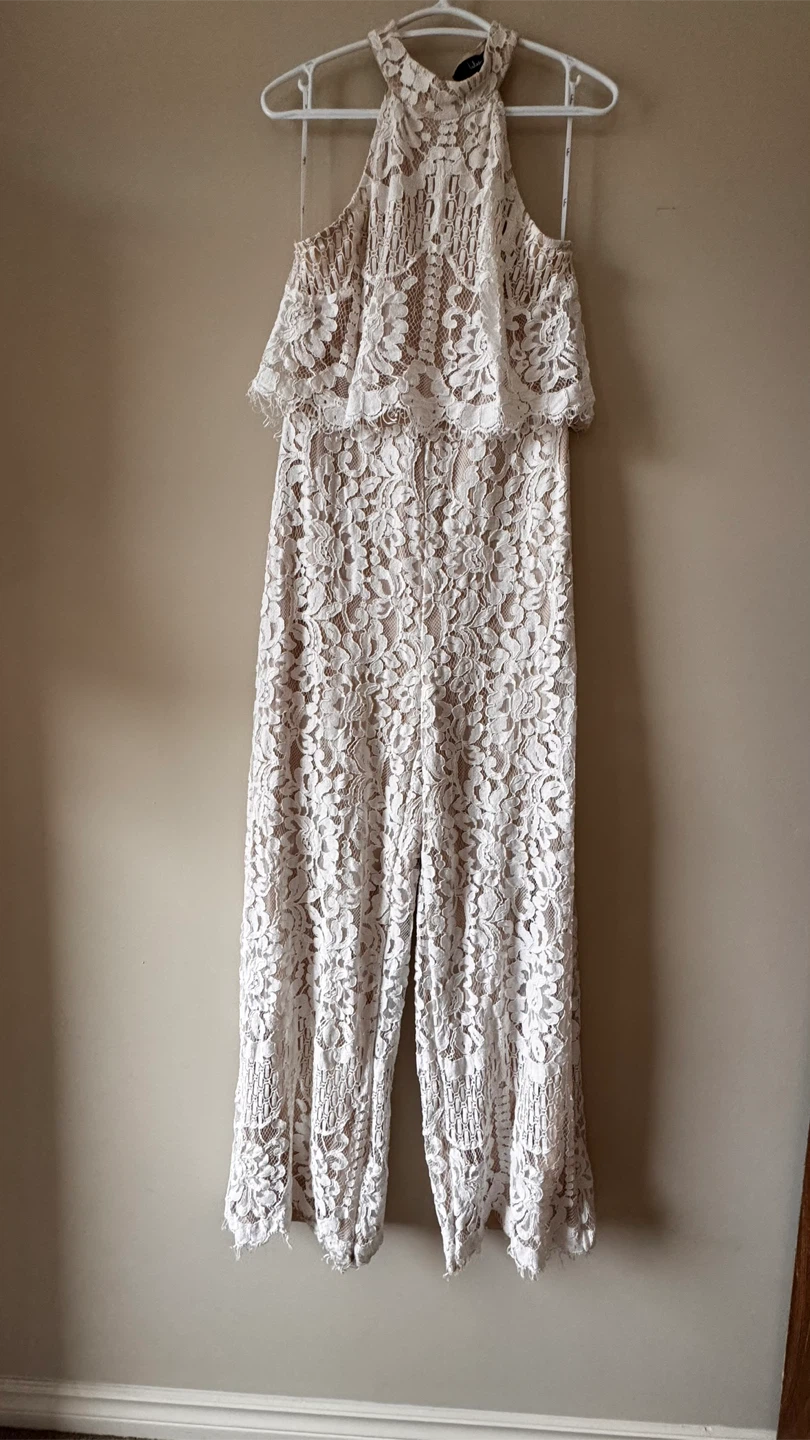 Lulus Lace Jumpsuit - Size L