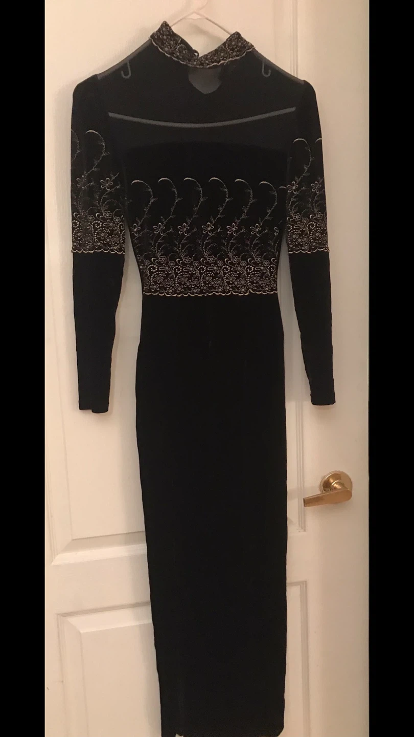 Etincelle Paris maxi Black Dress - Size 2 to 4