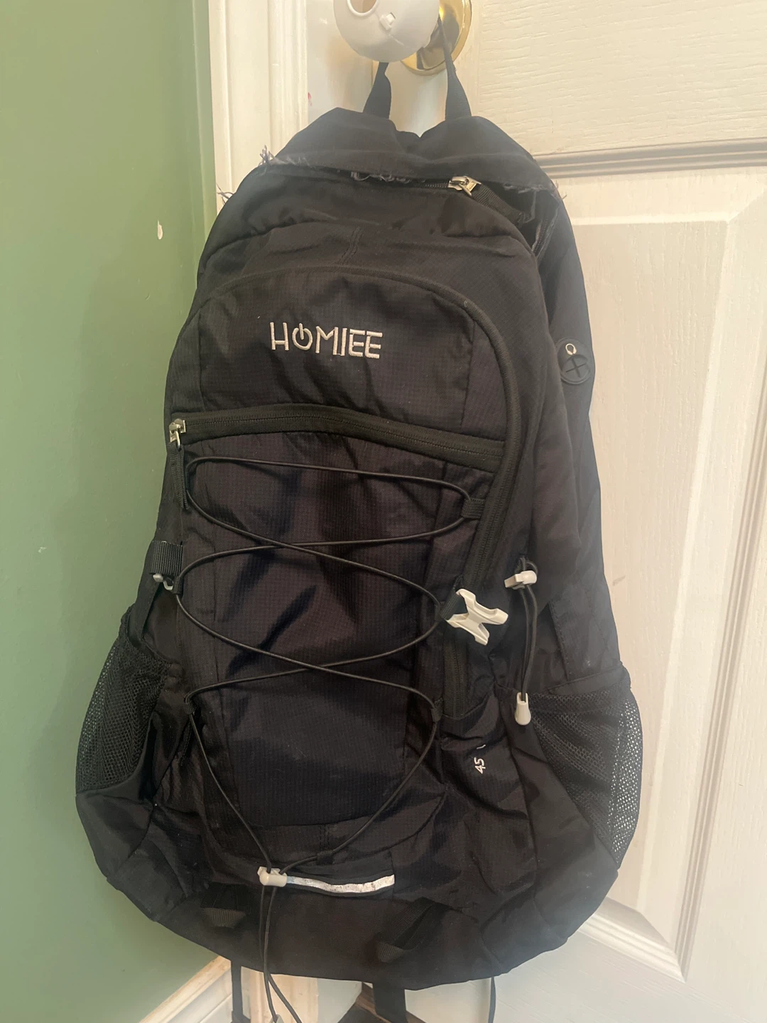 45L hiking backpack - black