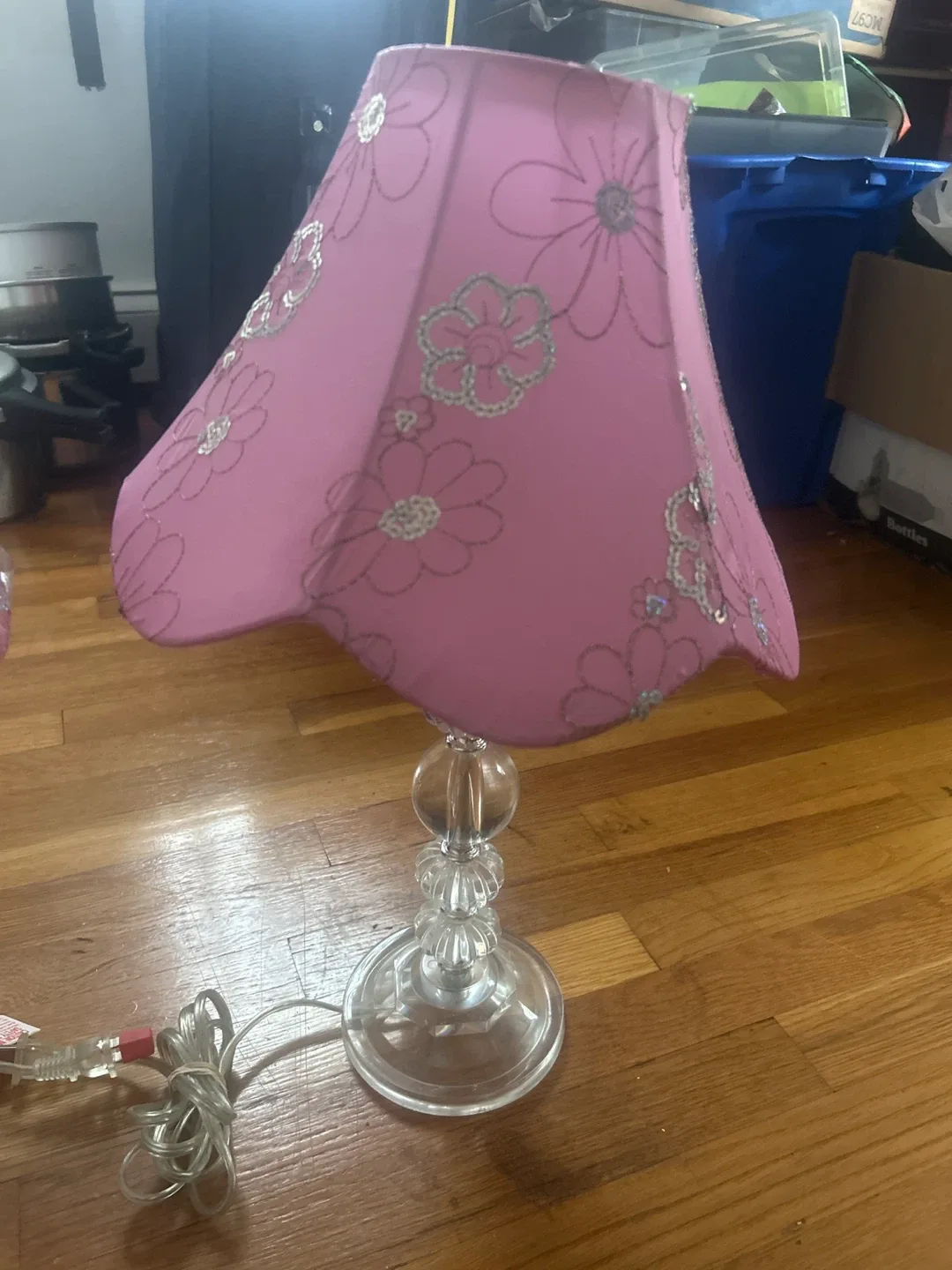 Pink Flower Table Lamp image indicator(3)