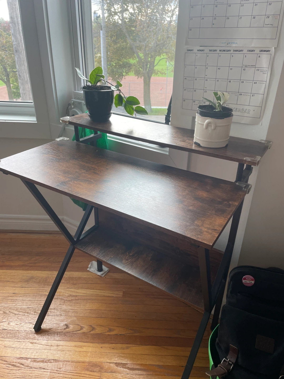Rustic Brown Small Computer Desk