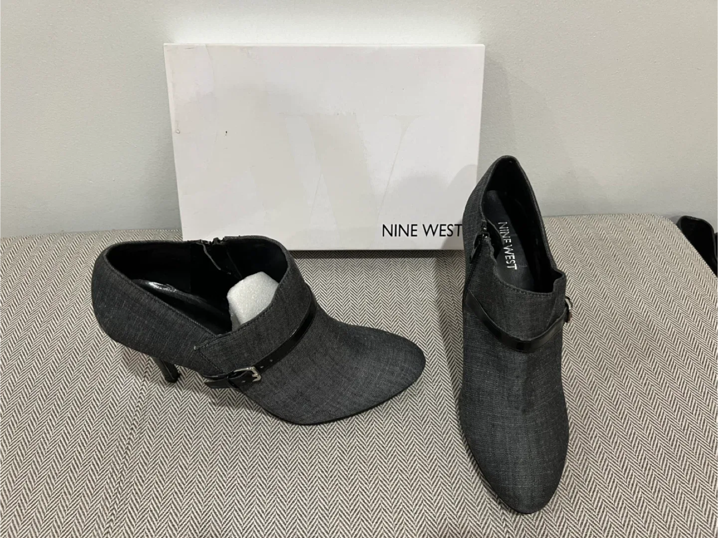 Nine West Black Ankle Booties thumbnail