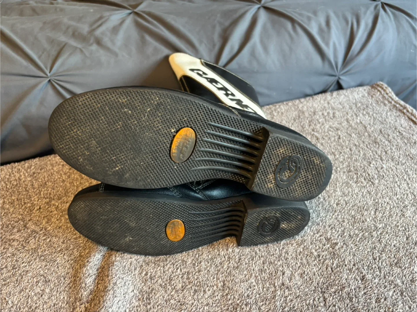 Gaerne Black & White Leather Boots - Size 6 image indicator(6)