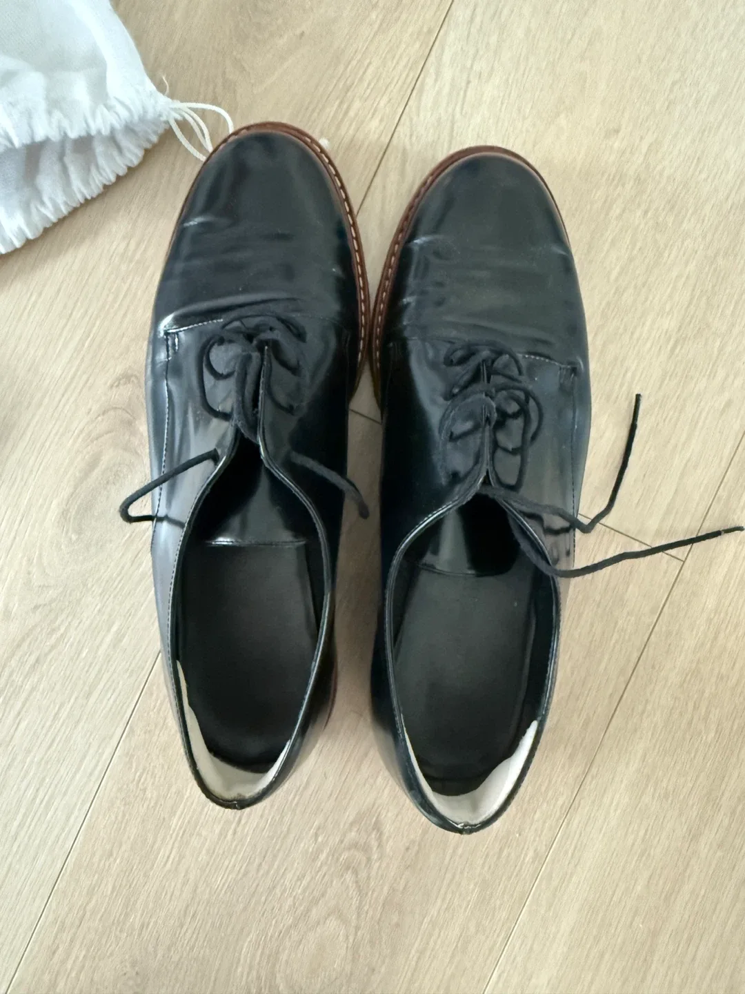 Stuart Weitzman Black Leather Dress Shoes image indicator(4)