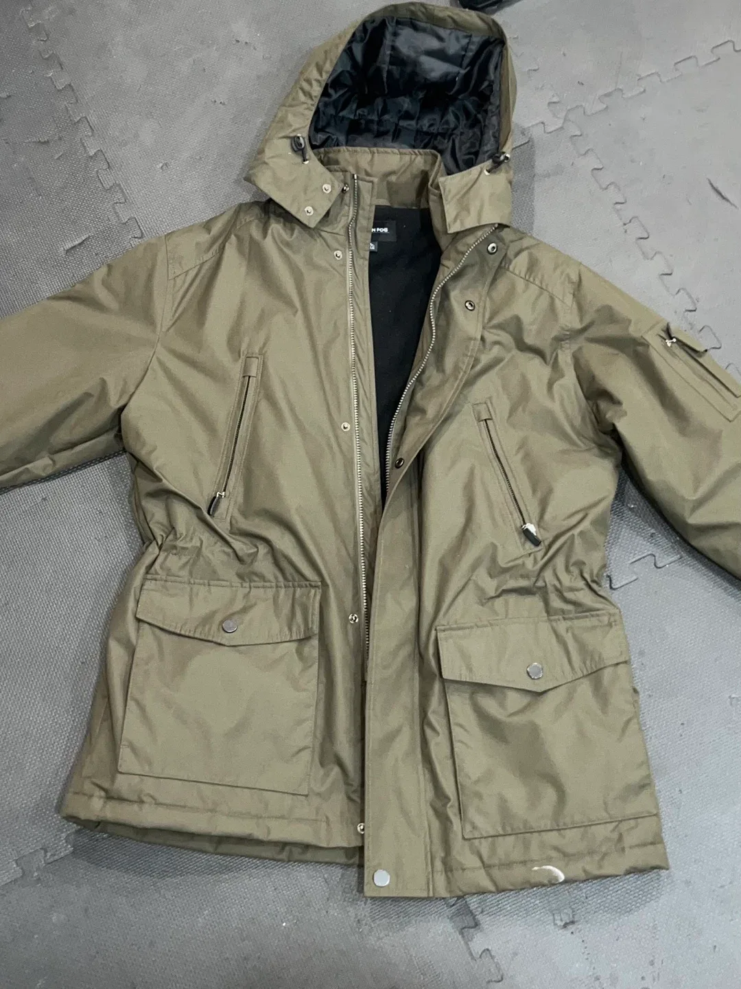 London Fog Olive Green Winter Parka image indicator(2)