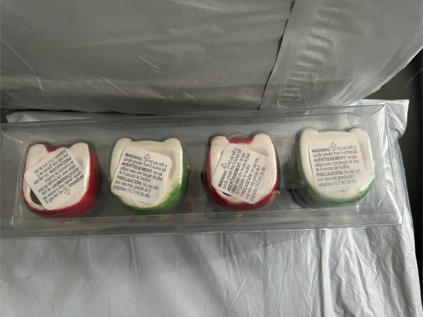 Set of 4 Gnome Taper Holders, Brand New - photo 5