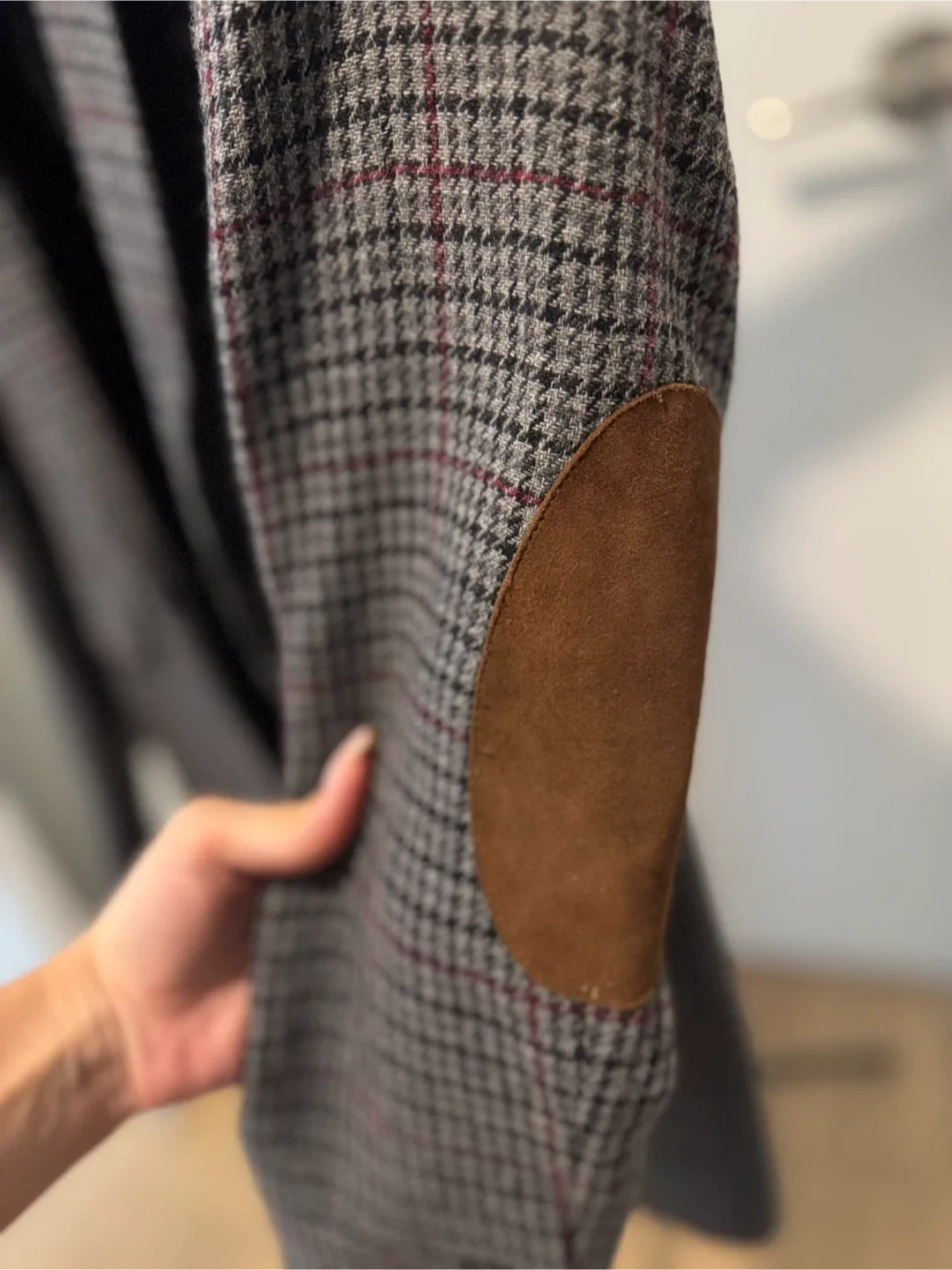 Zara Houndstooth Blazer - Size S