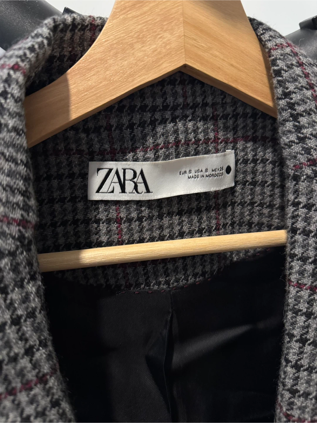 Zara Houndstooth Blazer - Size S - photo 2