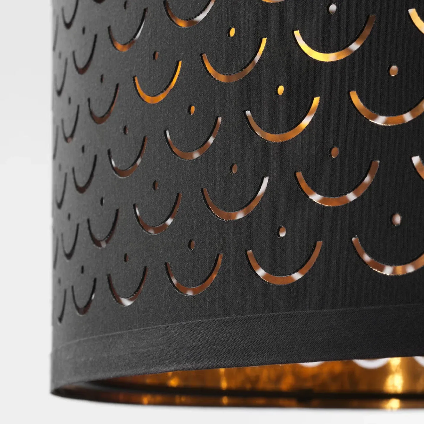 Floor lamp with black and gold shade image indicator(3)