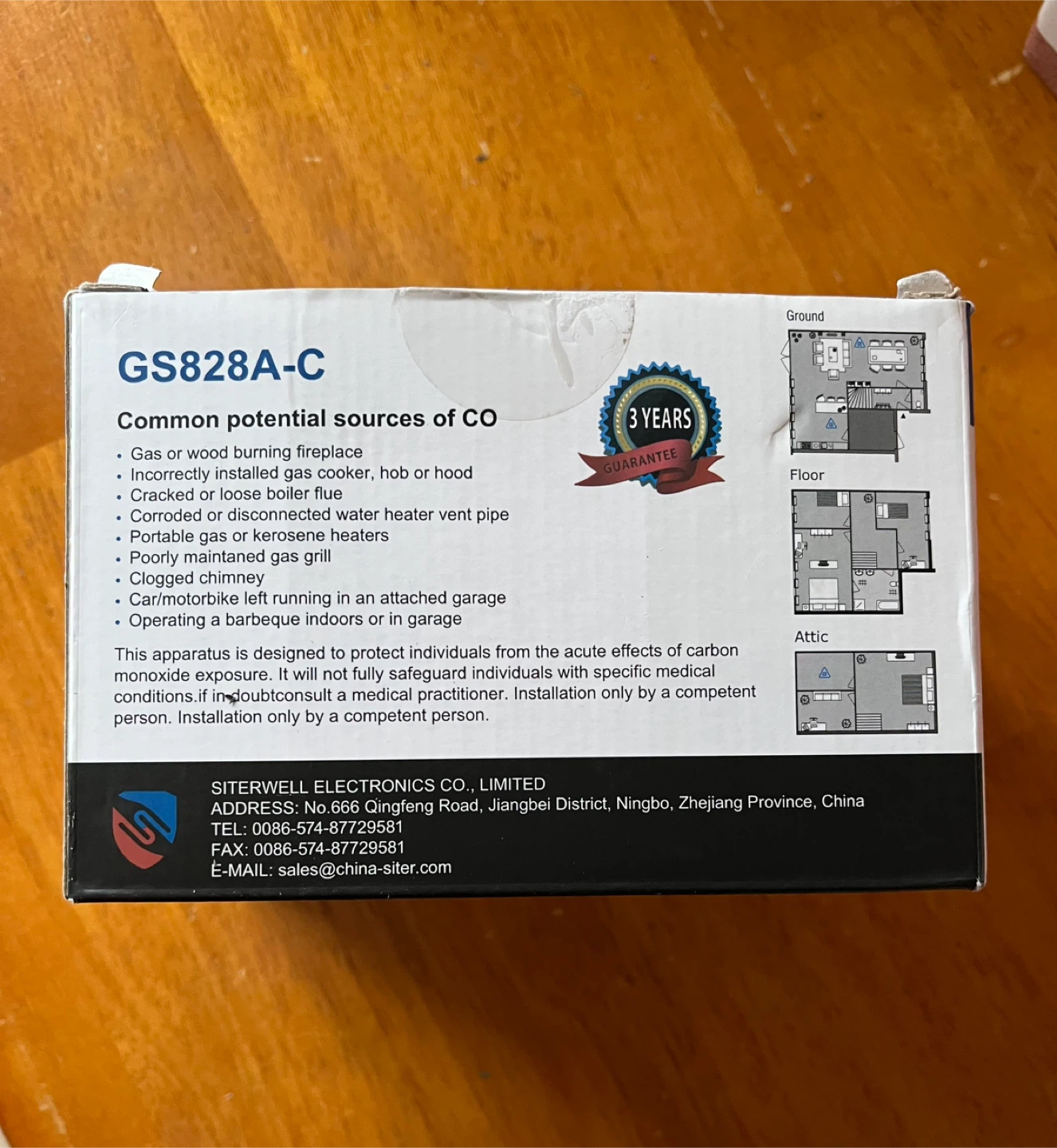 New GS828A-C Carbon Monoxide Alarm - 2 Pack - photo 3