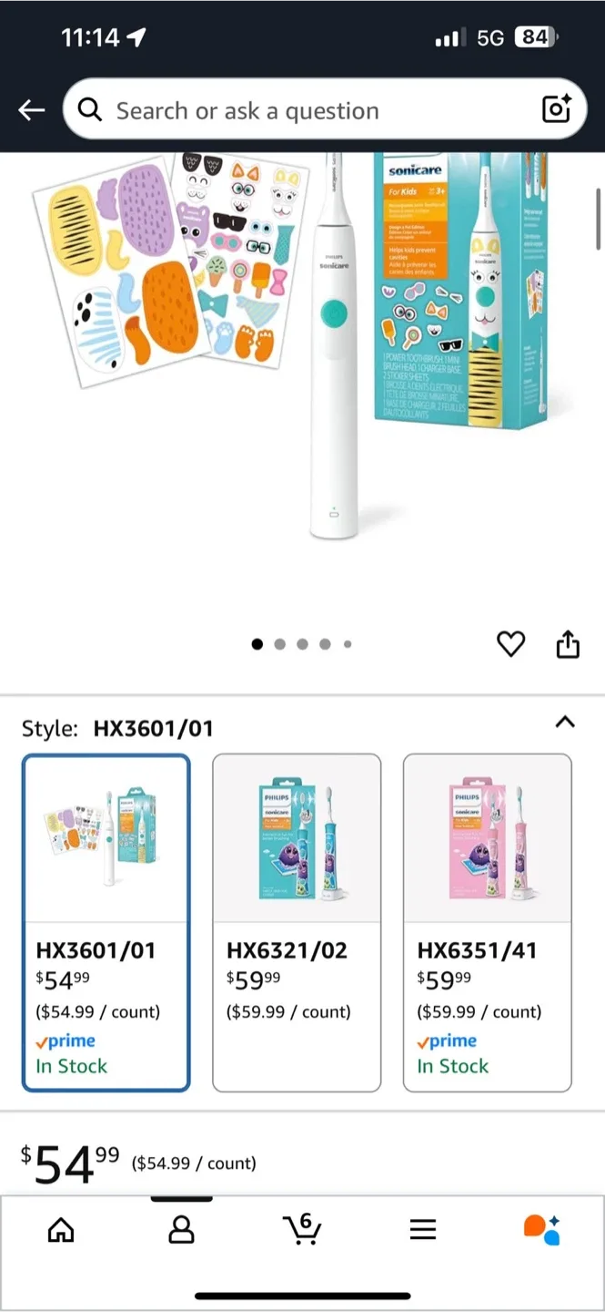 Philips Sonicare for Kids Rechargeable Toothbrush HX3601/01 image indicator(4)