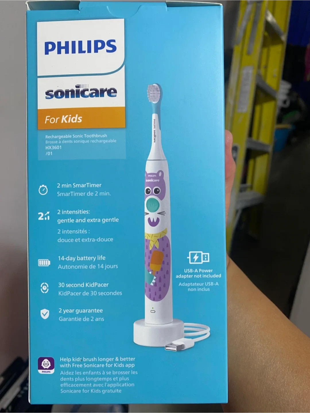 Philips Sonicare for Kids Rechargeable Toothbrush HX3601/01 image indicator(2)