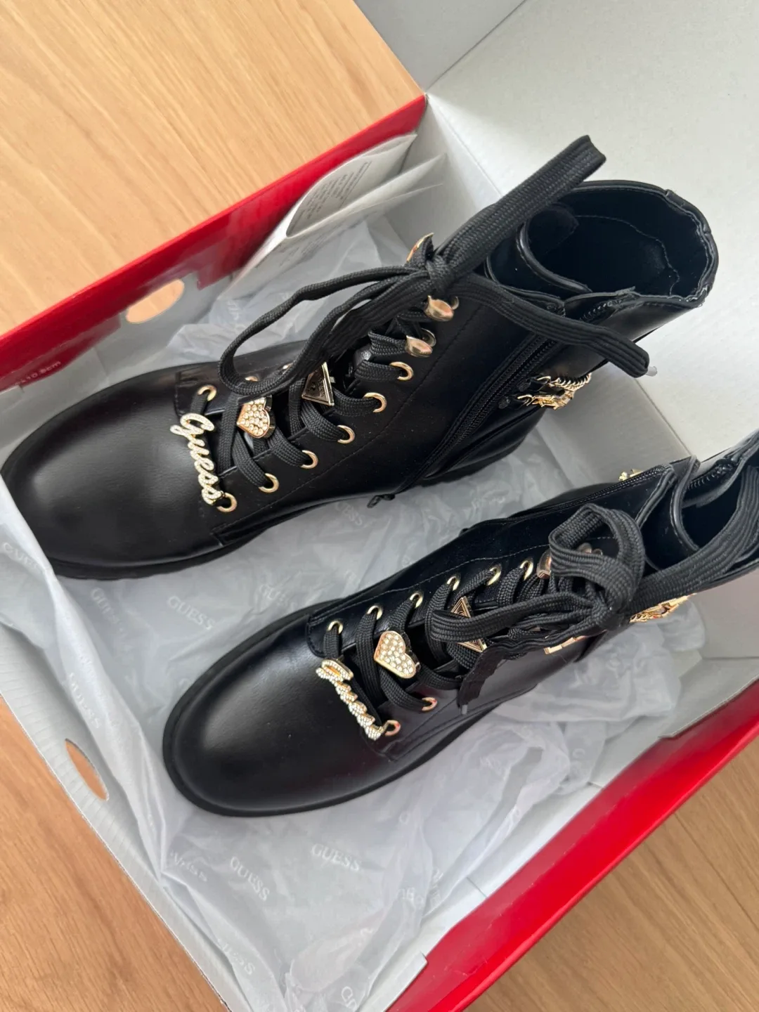 Guess Black Leather Boots image indicator(3)