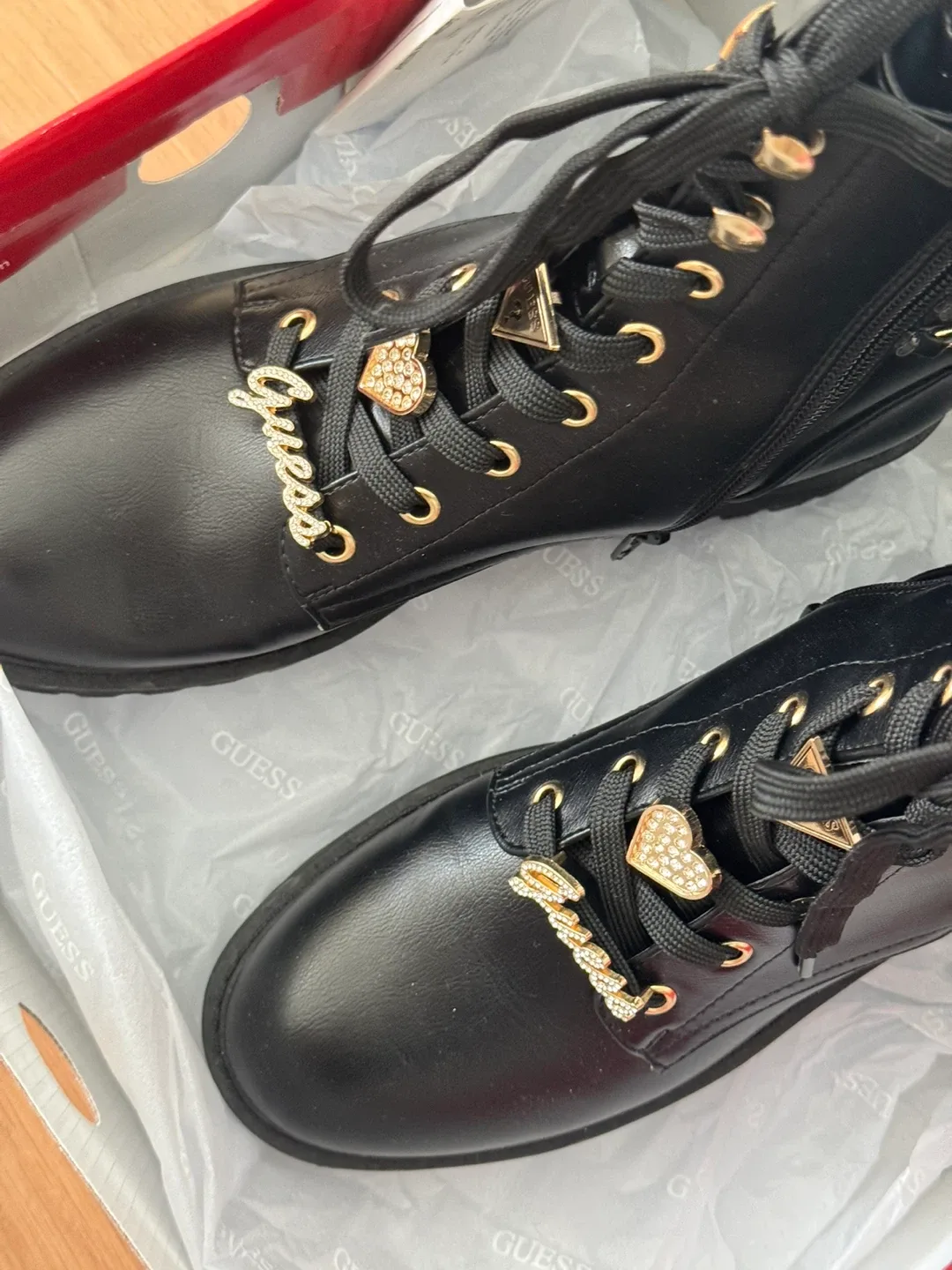 Guess Black Leather Boots image indicator(6)