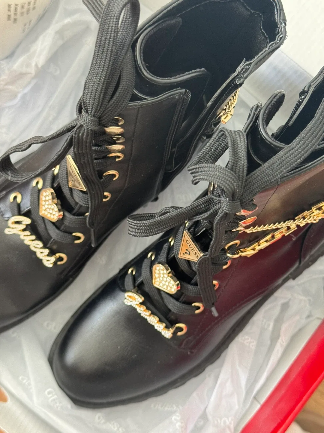 Guess Black Leather Boots image indicator(4)