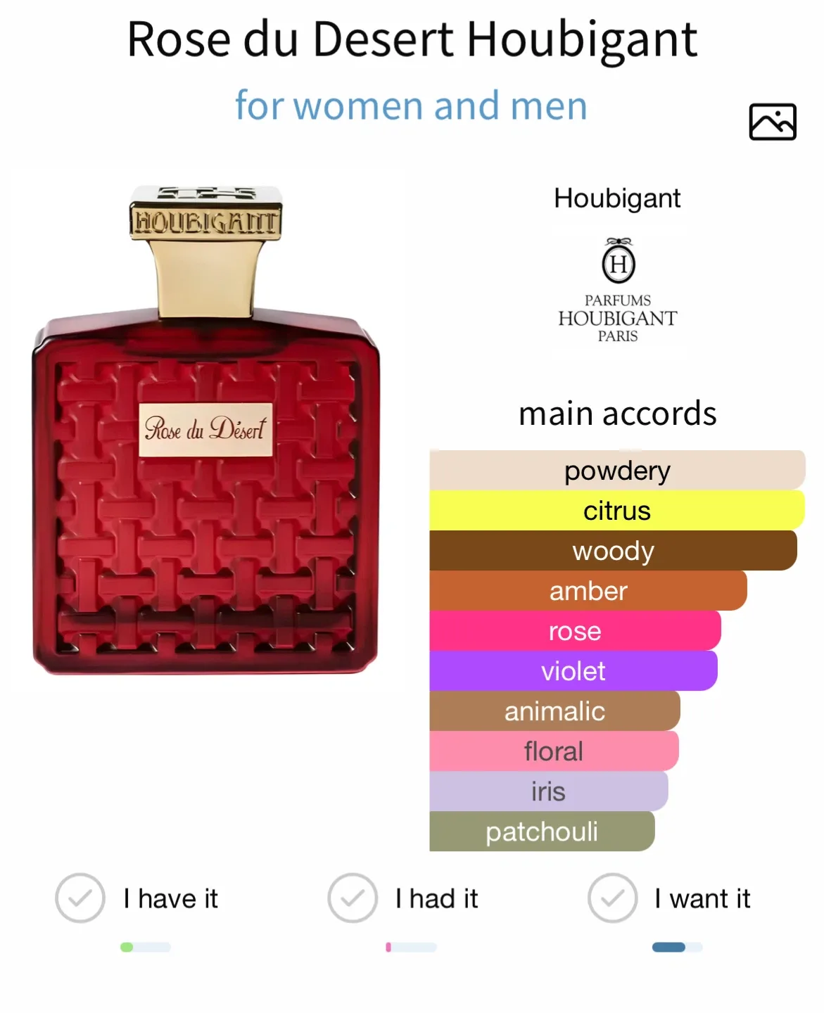 Houbigant Rose du Désert Perfume image indicator(4)