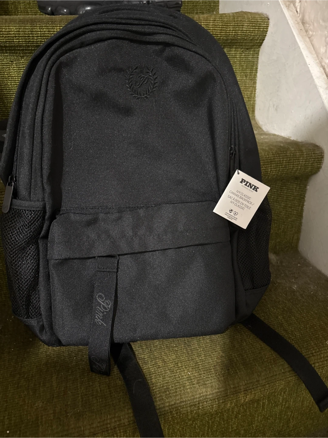 PINK Ivy Classic Black Backpack