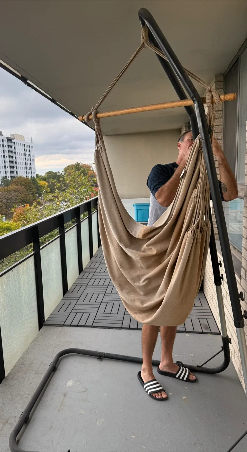 Portable Hammock Chair with Stand image indicator(2)