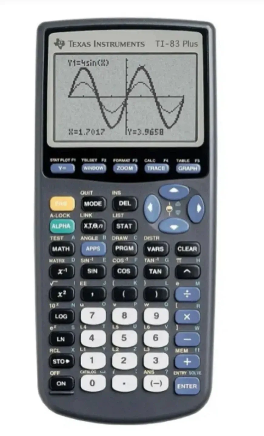 TI-83 Plus Calculator w/ Case & Manual thumbnail