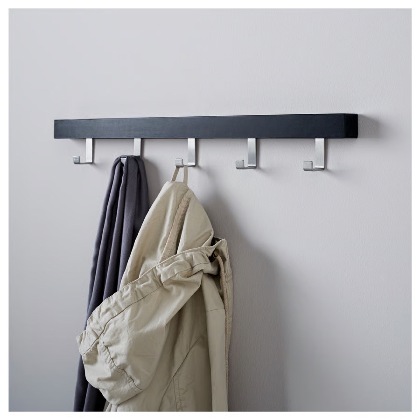 IKEA TJUSIG Over-the-Door Hanger - Black