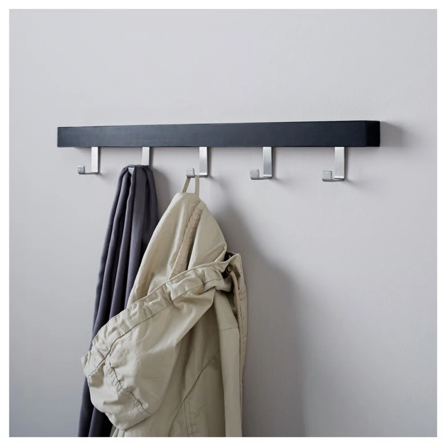 IKEA TJUSIG Over-the-Door Hanger - Black thumbnail
