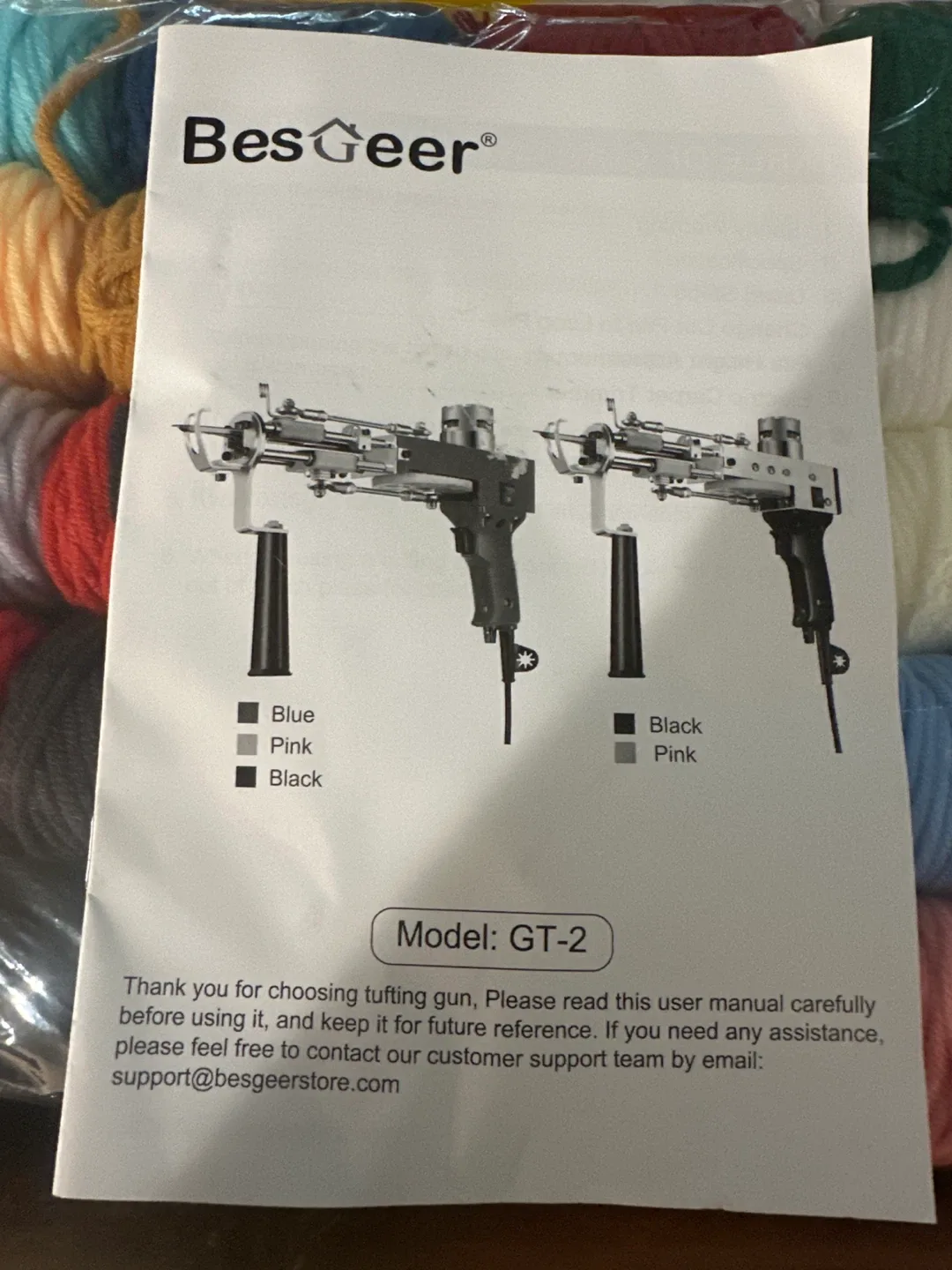 Besgeer GT-2 Tufting Gun - Blue thumbnail